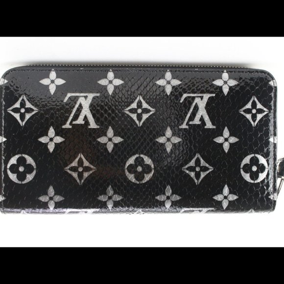 Louis Vuitton Black Monogram Python Zippy Wallet 3LK0223 - Picture 4 of 12